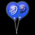 Blue Lumi-Loon Balloons w/ White LED Lights
